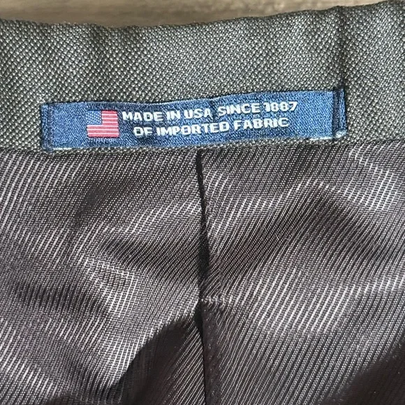 VTG Hart Schaffner Marx Wool Blazer Union Made USA Tailored for Nordstrom 40S